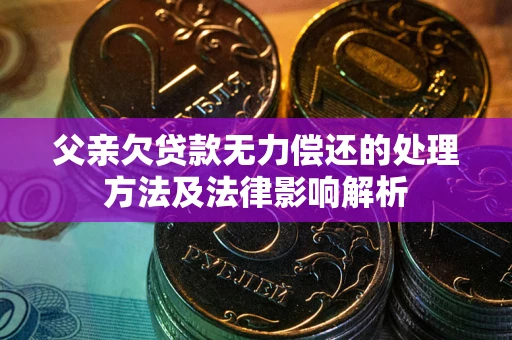 北京父亲欠贷款无力偿还的处理方法及法律影响解析