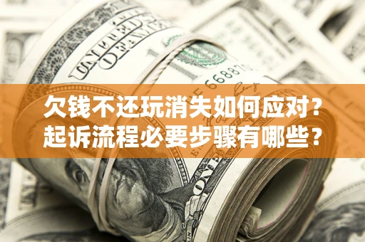 北京欠钱不还玩消失如何应对？起诉流程必要步骤有哪些？
